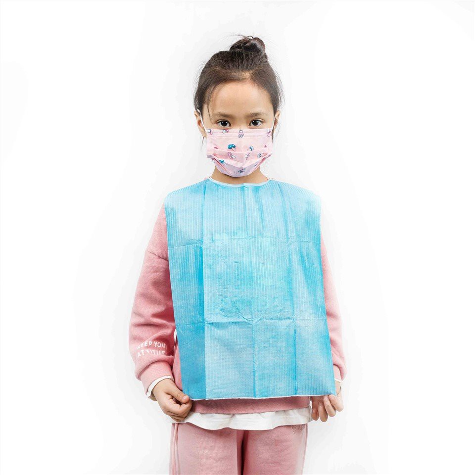 Disposable Dental Bib With Ties